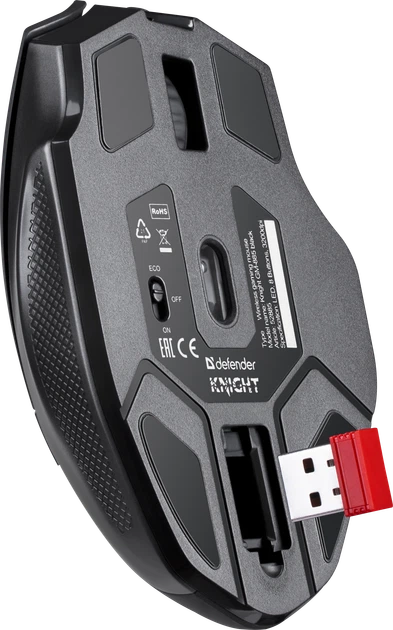 Миша Defender Knight GM-885 LED Wireless Black (4745090822748) - Фото 9 Миша Defender Knight GM-885 LED Wireless Black (4745090822748) - зображення 9
