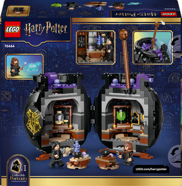 Zestaw klocków LEGO Harry Potter Kociołek: Sekretna sala zajęć z eliksirów 652 elementy (76464) - obraz 9