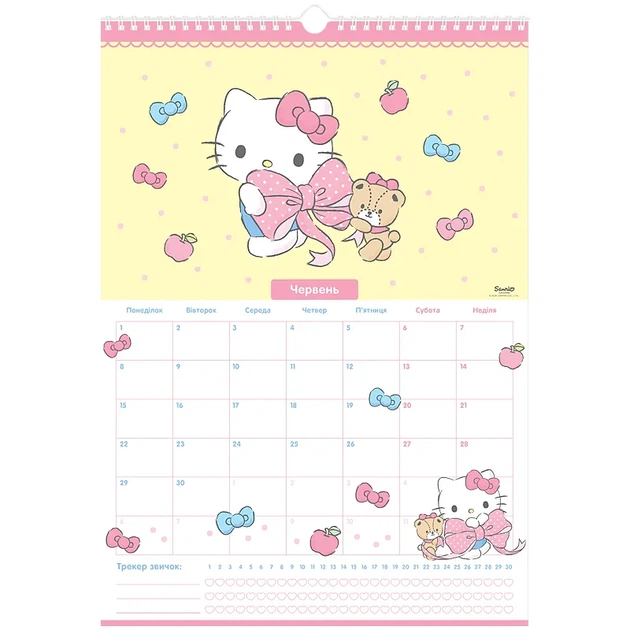 Календарь-планер настенный Kite Hello Kitty HK26-440 на 2026 г. - изображение 6