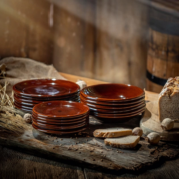 Zestaw talerzy Kadax Olympia płytkich 24 cm 6 szt (ZES5903699480885) - obraz 4