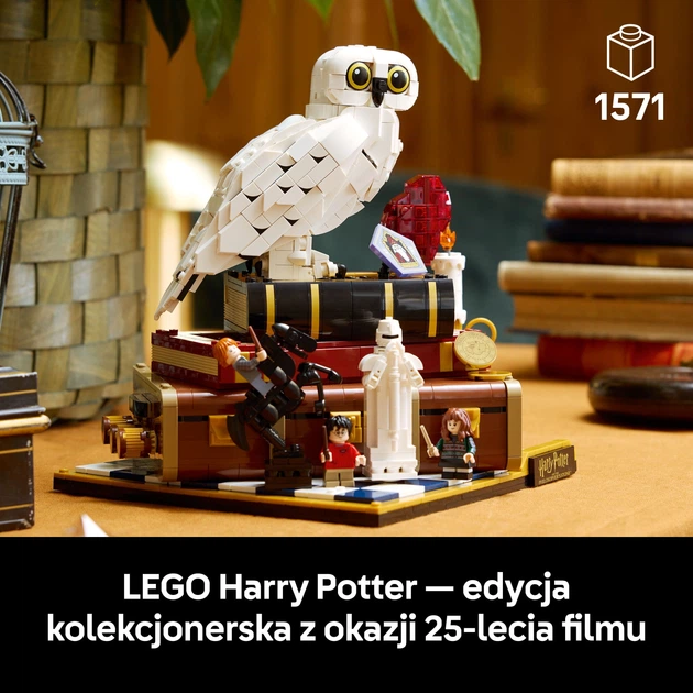 Zestaw klocków LEGO Harry Potter Kamień filozoficzny — edycja kolekcjonerska 1571 element (76466) - obraz 3