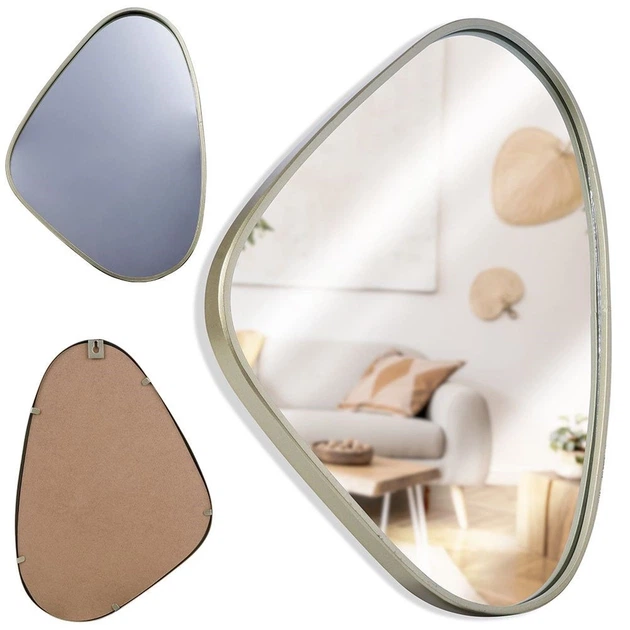 Настінне дзеркало Vilde 569722 28 x 40 см Золотий (8720573473118) - зображення 5