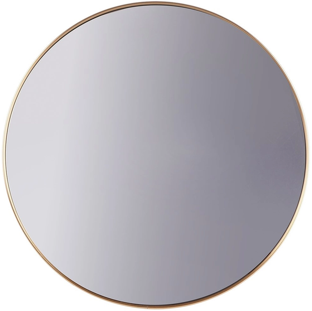 Настінне дзеркало Vilde 569762 Кругле 50 см Золотий (8721037618298) - зображення 1