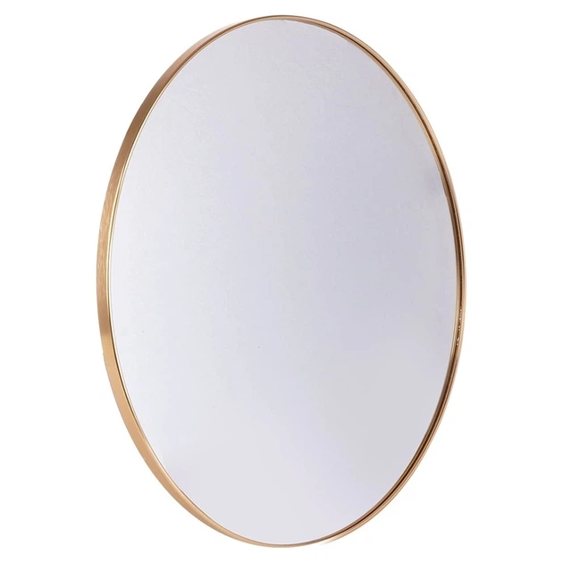 Настінне дзеркало Vilde 569762 Кругле 50 см Золотий (8721037618298) - зображення 2