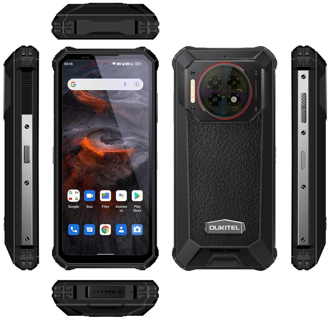 Smartfon Oukitel WP19 Pro 8/256GB Black (WP19 Pro-BK/CHOUT/OL) - obraz 6