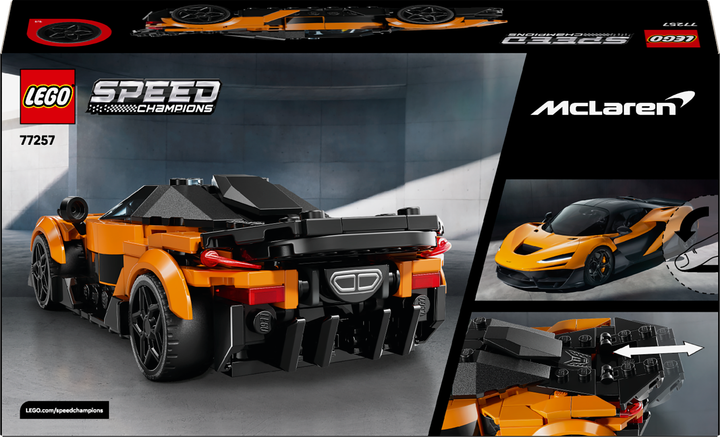 Zestaw klocków LEGO Speed Champions McLaren W1 287 elementów (77257) - obraz 9