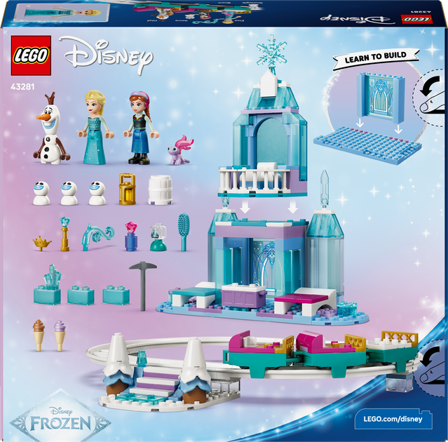 Конструктор LEGO Disney Princess Ледяной замок Эльзы и снежная