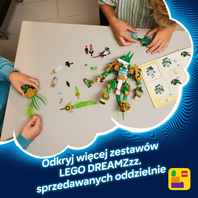 Конструктор LEGO DREAMZZZ Підводний човен-крокодил 1107 елементів