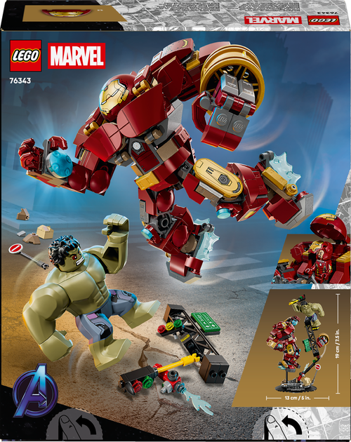 Конструктор LEGO Super Heroes Marvel Эпическая битва: Халкбастер против Халка 413 элементов (76343) - Фото 9 Конструктор LEGO Super Heroes Marvel Эпическая битва: Халкбастер против Халка 413 элементов (76343) - изображение 9