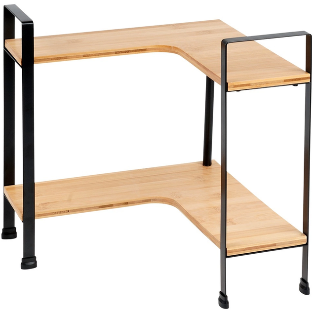 Narożna półka Vilde 229203 kuchenna drewniana 29.5 x 29.5 x 33.5 cm (5904316492557) - obraz 1