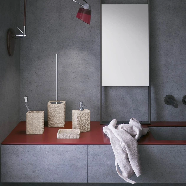 Дозатор для рідкого мила Gedy Aries AR8003 Світло-коричневий (0000AR800300300) - зображення 5