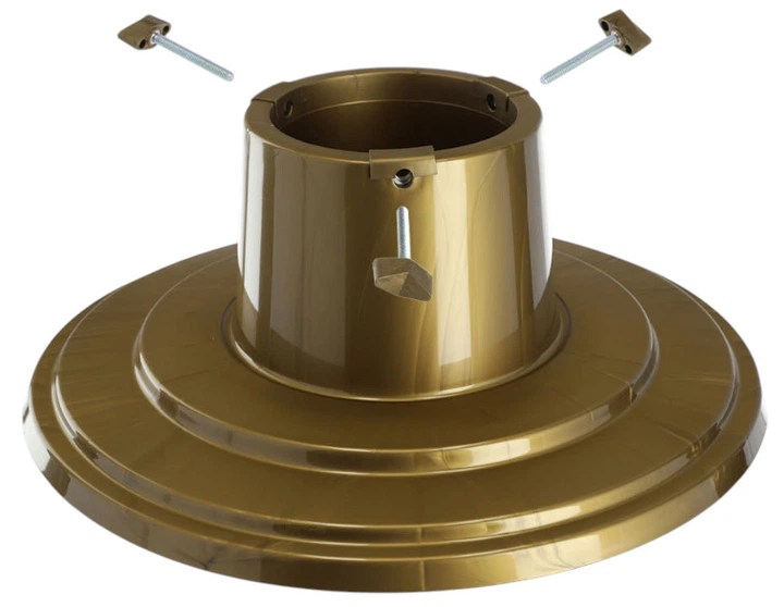 Підставка для ялинки Kadax Larmor круглая 39 см Золотий K5515 (5903699446577) - зображення 2