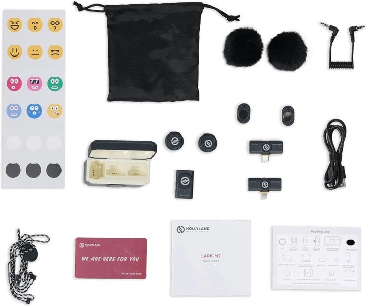 Бездротовий петличний мікрофон Hollyland Lark M2 Combo Wireless Lavalier (6976068112747) - зображення 6