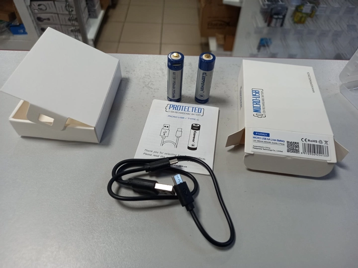 Аккумулятор 14500 Keeppower Li-ion 1950mAh для гаджетов и моделей с защитой литиевый аккумулятор (VIL-O_33P) - изображение 5