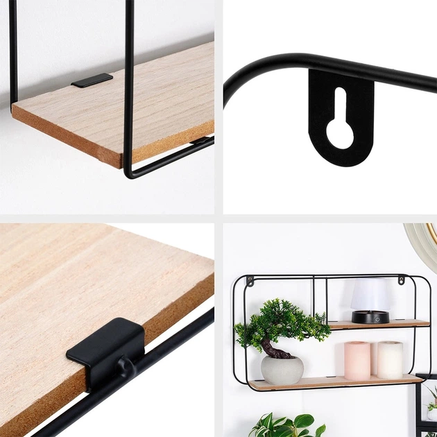 Półka ścienna Trends 4 You 568124 metalowa 52 x 10.5 x 29 cm (8721037100618) - obraz 5