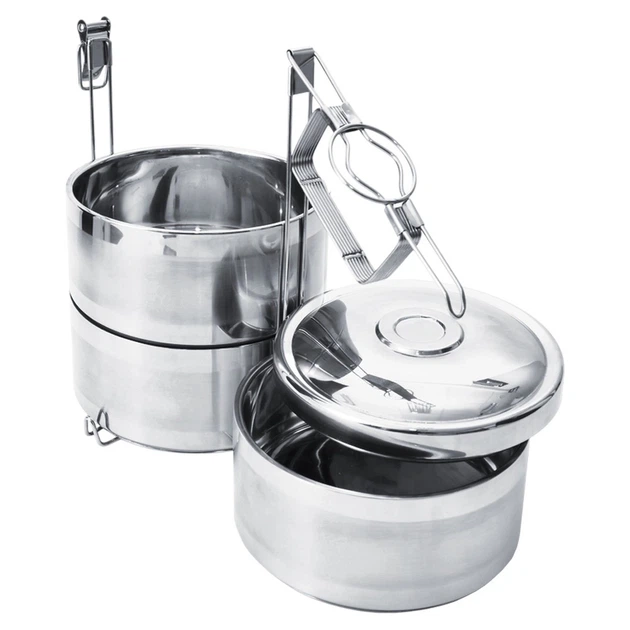 Ланчбокс Orion 120958 термічна oбідня 3-поверхова 3 x 1.1 л (8592381119126) - зображення 2