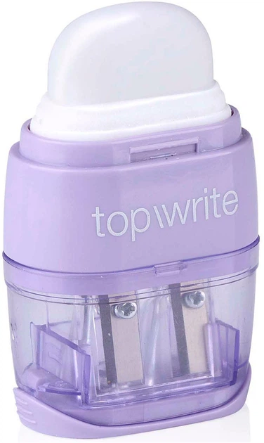 Набір точилок для олівців TOP WRITE з гумками (8711252559551) - зображення 4