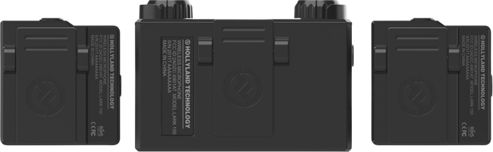 Бездротова радіосистема Hollyland Lark 150 Dual Wireless Audio Transmission Kit (6970758741477) - зображення 4