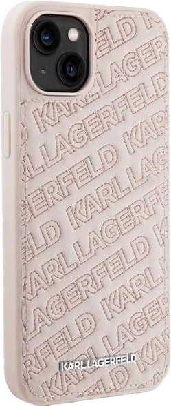 Etui Karl Lagerfeld Quilted K Pattern do Apple iPhone 15 Plus/14 Plus Pink (KLHCP15MPQKPMP) - obraz 3