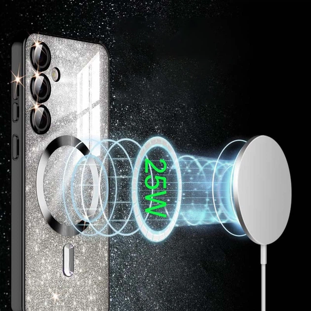 Чохол Epik Stardust Case із захисними лінзами камери на Samsung Galaxy S25 FE Чорний / Black - зображення 4