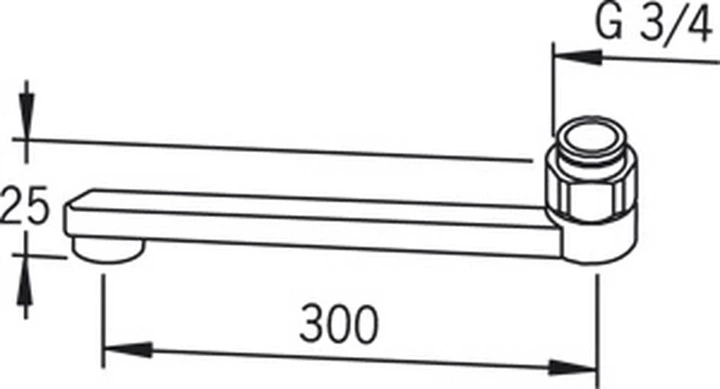 Bateria wannowa Oras Air 30 cm - obraz 2