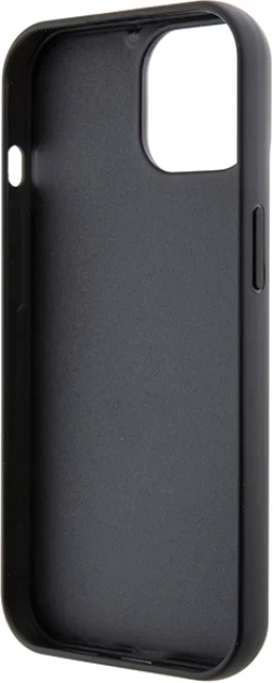 Etui Karl Lagerfeld Fixed Glitter Ikonik Logo Metal Pin do Apple iPhone 15/14/13 Black (KLHCP15SGKNPSK) - obraz 5