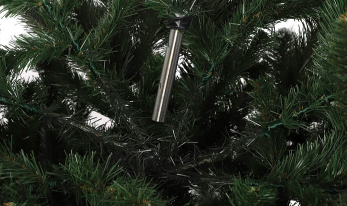 Сосна декоративна Kadax Mantua засніжена ПВХ 180 см K5554 (5903699446966) - зображення 5