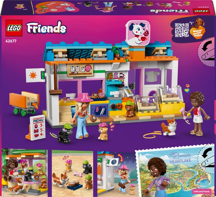 Zestaw klocków LEGO Friends Piekarnia z psimi przysmakami 278 elementów (42677) - obraz 11