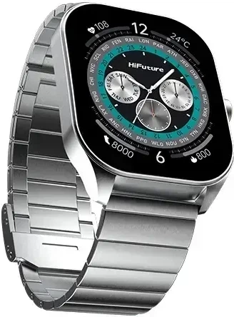 Smartwatch HiFuture FutureFit Apex Srebny (6972576181404) - obraz 3