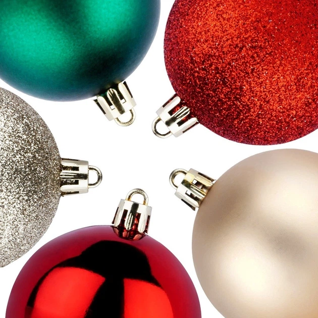 Набір ялинкових кульок Vilde 839437 ударостійкі 6 см 50 шт (5904316479275) - зображення 3