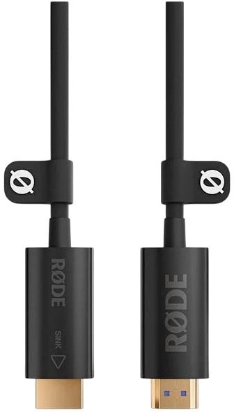 Kabel Rode HDMI - HDMI Premium Fibre-Optic 10 m Black (RODE HDMICABLE10M) - obraz 2