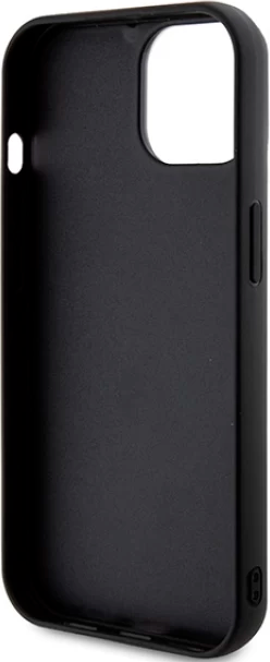 Etui Karl Lagerfeld 3D Rubber Glitter Logo do Apple iPhone 15/14/13  Black (KLHCP15S3DMBKCK) - obraz 6