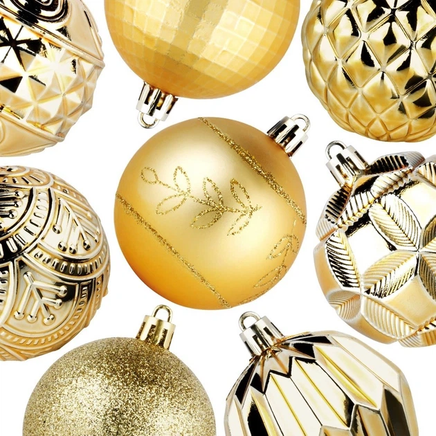 Набір ялинкових кульок Vilde 839435 ударостійкі 6 см 50 шт (5904316479251) - зображення 3