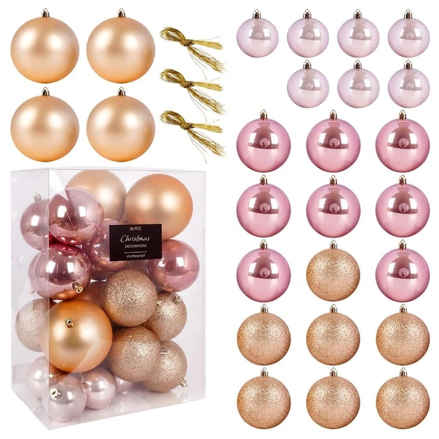 Zestaw bombek choinkowych Vilde 839218 nietłukące 6-10 cm 26 szt (8719987922596) - obraz 5