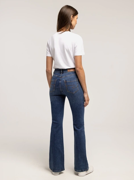 Jeansy dzwony damskie Lee Cooper Becca-2418 W27L32 Niebieskie (5905991760900) - obraz 4