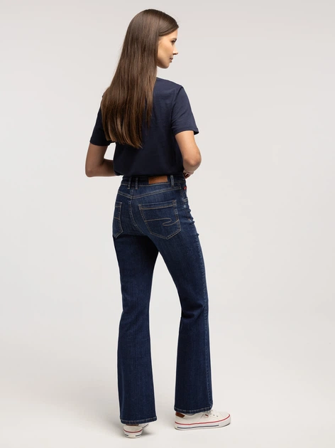 Jeansy dzwony damskie Lee Cooper Becca-3200 W26L30 Granatowe (5905991761013) - obraz 4