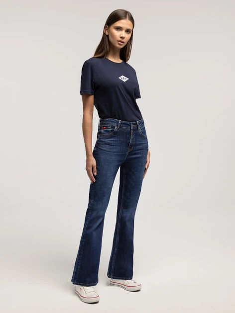Jeansy dzwony damskie Lee Cooper Becca-3200 W27L30 Granatowe (5905991761037) - obraz 5