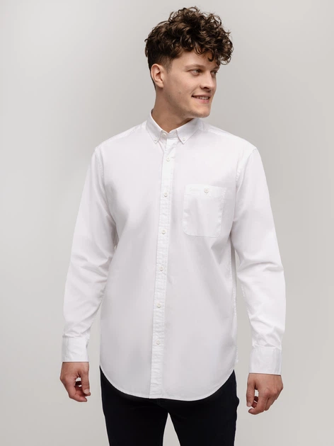 Koszula męska bawełniana Lee Cooper New Tenby-01Zg 3XL Biała (5905991747819) - obraz 3