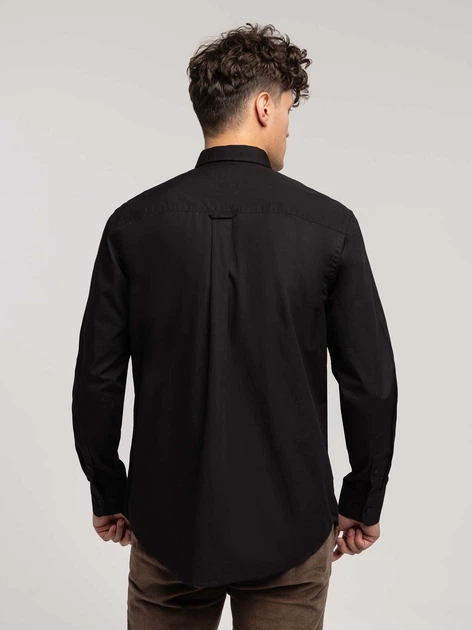 Сорочка бавовняна чоловіча Lee Cooper New Tenby-03Zg L Чорна (5905991747833) - зображення 2