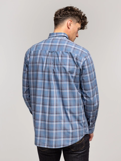 Koszula męska bawełniana w kratę Lee Cooper New Tenby-27Zk 3XL Niebieska (5905991748205) - obraz 2