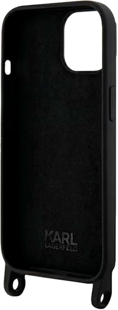 Etui Karl Lagerfeld Crossbody Choupette do Apple iPhone 15/14/13 Black (KLHCP15SSCBSCNK) - obraz 6