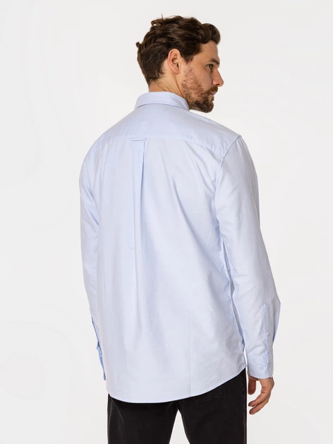 Koszula męska bawełniana Lee Cooper Lloyd Oxford 3XL Błękitna (5905991751274) - obraz 2