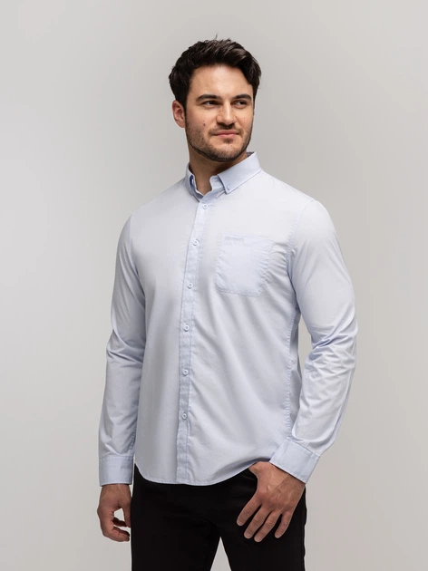 Koszula męska bawełniana Lee Cooper Lloyd Oxford 3XL Błękitna (5905991751274) - obraz 4