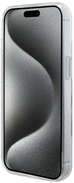 Etui Karl Lagerfeld Ring Stand Karl&Choupettte MagSafe do Apple iPhone 15 Plus/14 Plus White (KLHMP15MHMRSKCH) - obraz 5