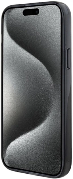 Etui Karl Lagerfeld Ring Stand Karl&Choupettte MagSafe do Apple iPhone 15 Plus/14 Plus Black (KLHMP15MHMRSKCK) - obraz 5