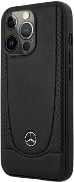 Etui Mercedes-Benz Leather Urban do Apple iPhone 15 Pro Max Black (MEHCP15XARMBK) - obraz 2