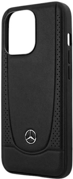 Etui Mercedes-Benz Leather Urban do Apple iPhone 15 Pro Max Black (MEHCP15XARMBK) - obraz 6