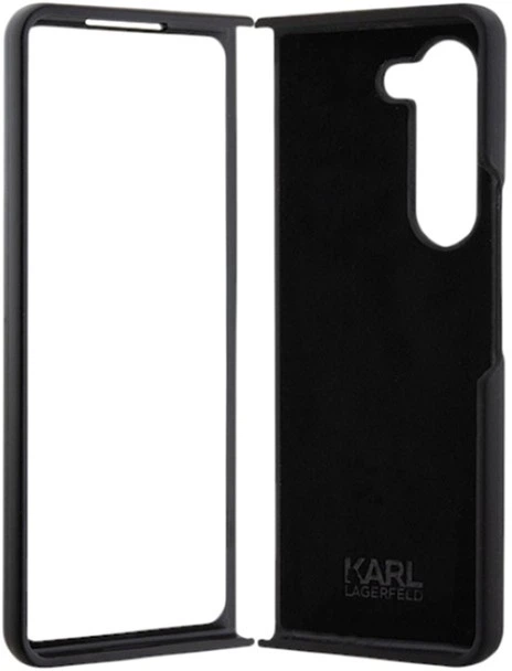 Etui Karl Lagerfeld Silicone Ikonik do Samsung Galaxy Z Fold 5 Black (KLHCZFD5SNIKBCK) - obraz 6