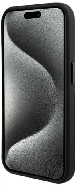 Etui Tumi Leather Balistic Pattern MagSafe do Apple iPhone 15 Pro Max Black (TUHMP15XRBAK) - obraz 5