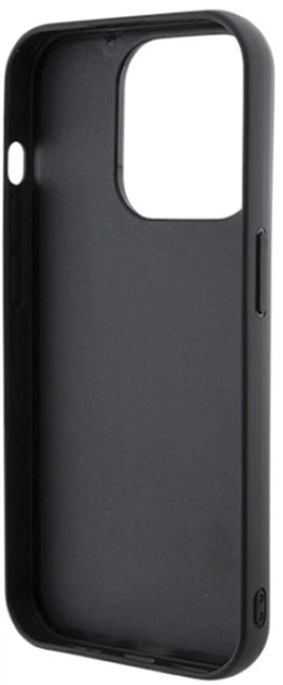 Etui Karl Lagerfeld Gripstand Saffiano Karl&Choupette Pin do Apple iPhone 15 Pro Black (KLHCP15LGSAKCPK) - obraz 7